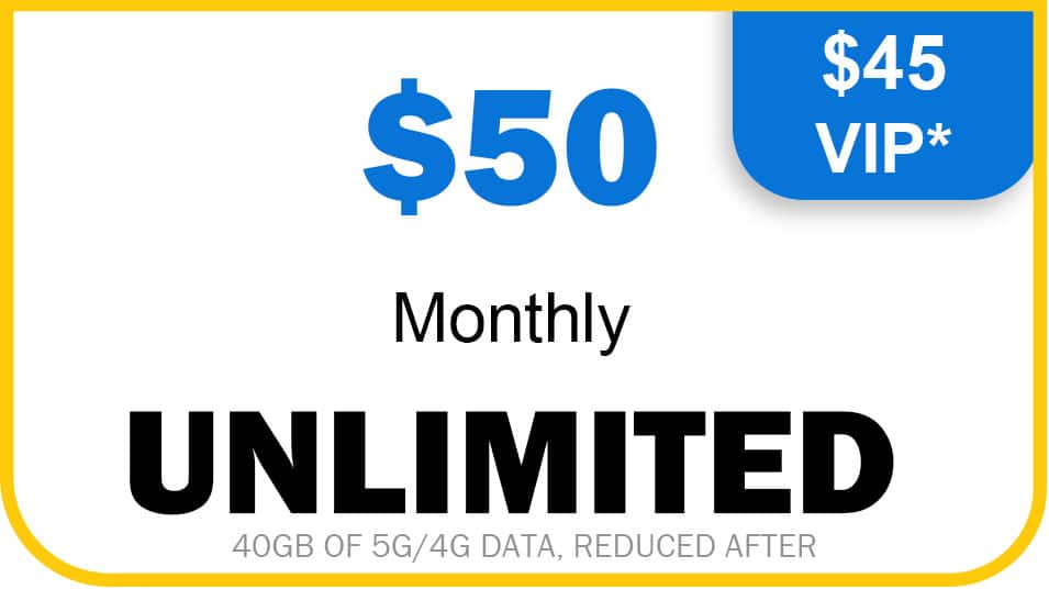 Unlimited-$50monthly